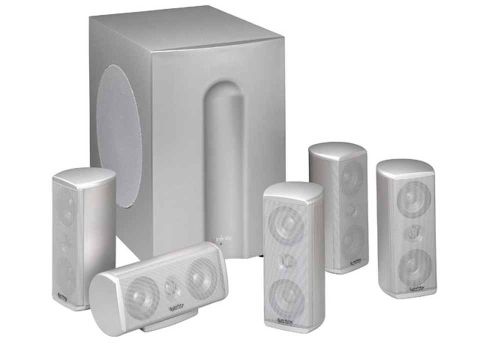 TSS 1100 - Black - Complete Multichannel Music and Home Theater Loudspeaker System (TSS CENTER 1100, TSS SAT 1100, TSS SUB 1100) - Hero